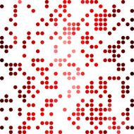 Red Random Dots Background Creative Design Templates