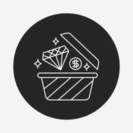 Treasure line icon N33