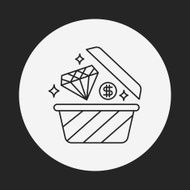 Treasure line icon N35
