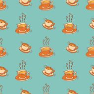 Pattern with tea N2