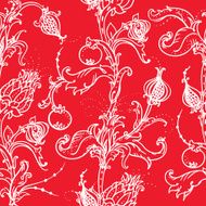 medieval floral pattern N6