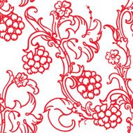 medieval floral pattern N7
