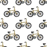Hand drawn doodle cycling background N2