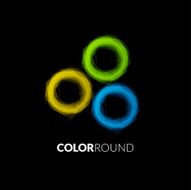 Business abstract circle icon corporate media technology styles N2