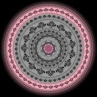 Mandala Indian decorative pattern N6