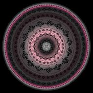 Mandala Indian decorative pattern N7