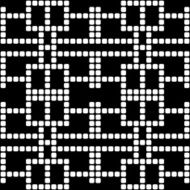 Geometric black and white square seamless pattern illustration N7