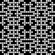 Geometric black and white square seamless pattern illustration N15