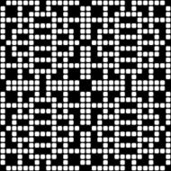 Geometric black and white square seamless pattern illustration N23