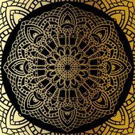 Gold mandala N24