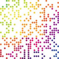 Colorful Random Dots Background Creative Design Templates N19