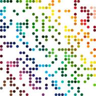 Colorful Random Dots Background Creative Design Templates N21