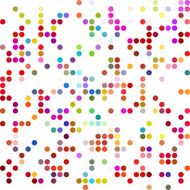 Colorful Random Dots Background Creative Design Templates N23