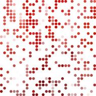 Red Random Dots Background Creative Design Templates N3