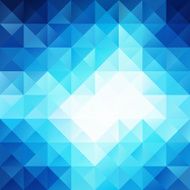 Blue White Bright Mosaic Background Creative Design Templates N6