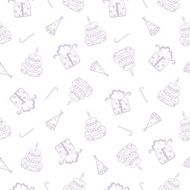 Birthday Seamless Background N3