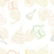 Birthday Seamless Background N4