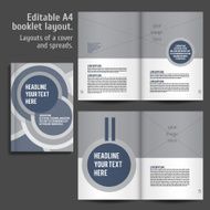 Modern Vector abstract brochure report or flyer design template