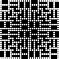 Geometric black and white square seamless pattern illustration N32