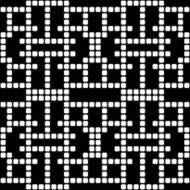 Geometric black and white square seamless pattern illustration N40
