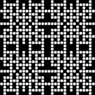 Geometric black and white square seamless pattern illustration N43