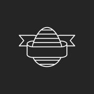 easter egg line icon N31