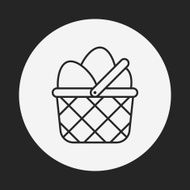 easter egg line icon N36