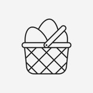 easter egg line icon N37