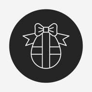 easter egg line icon N38
