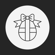 easter egg line icon N40