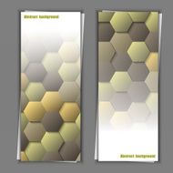 Set of banner templates with abstract background N30