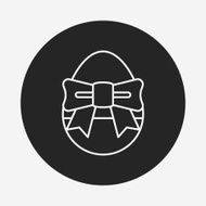 easter egg line icon N42