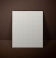 Blank art canvas template dark background