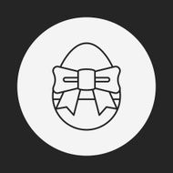 easter egg line icon N44