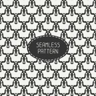 Geometric hipster line seamless pattern with vintage skull Wrapping paper