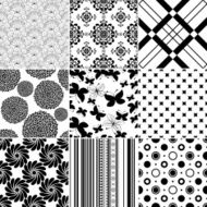 Set seamless vintage pattern N2