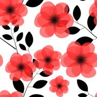 Floral Seamless Pattern Background Vector illustration N15
