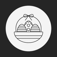 easter egg line icon N70