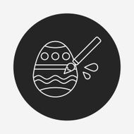 easter egg line icon N72