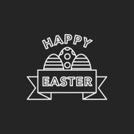 easter egg line icon N77
