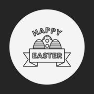 easter egg line icon N78