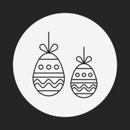 easter egg line icon N82