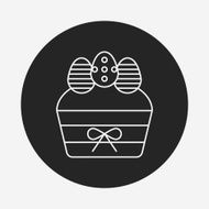 easter egg line icon N84