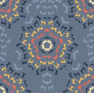 Seamless colorful background made of exotic pattern N14