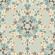 Seamless colorful background made of exotic pattern N15