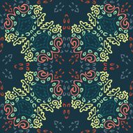 Seamless colorful background made of exotic pattern N16