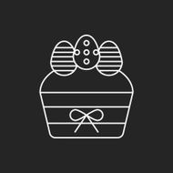 easter egg line icon N85