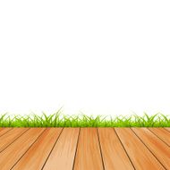 Blackboard with grass background