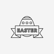 easter egg line icon N91
