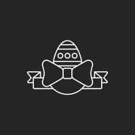 easter egg line icon N93